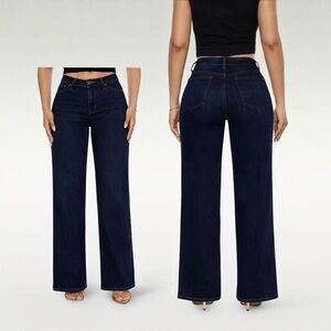 Viral TikTok Blue Curve Hugger Baggy Women's Jeans